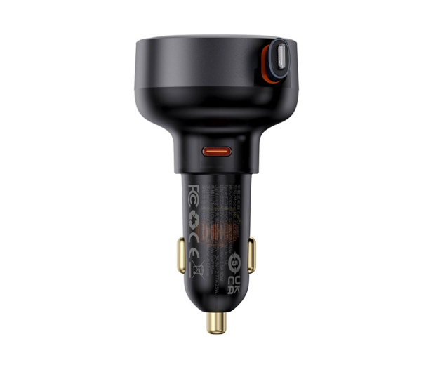 Baseus Ładowarka samochodowa USB-C żeńskie / Lightning męski 60W - 1502068 - zdjęcie 4